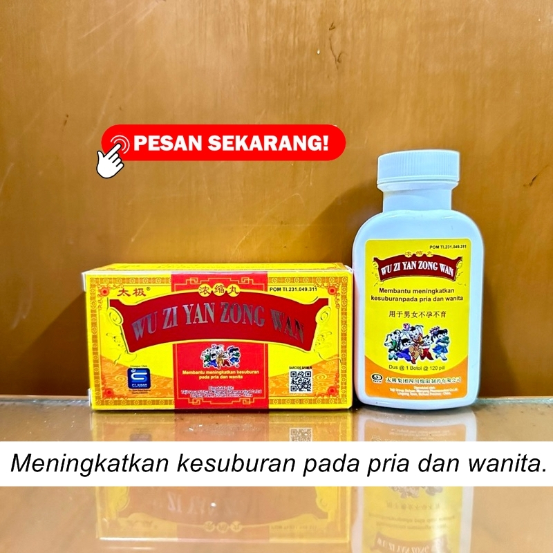 Wu Zi Yan Zong Wan Obat Herbal Meningkatkan Kesuburan Pria dan Wanita BPOM