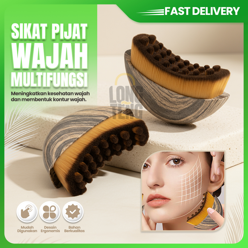 Pijat Totok Wajah Facial Massage Brush Perawatan Kulit