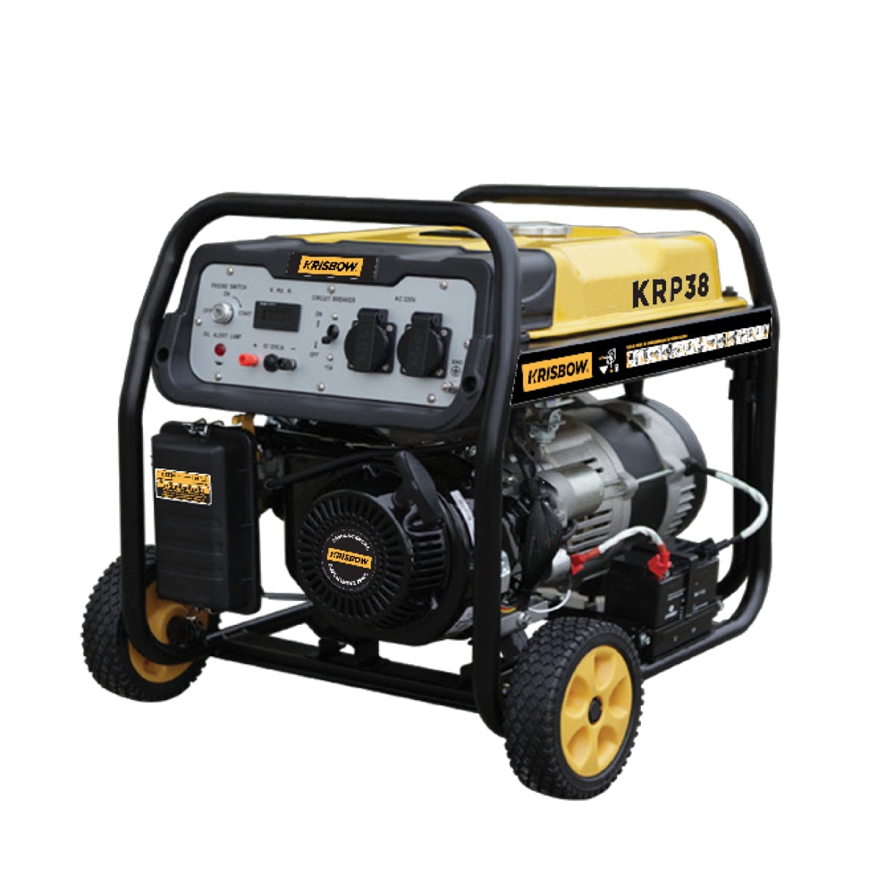 Generator 3800W 1PH OPEN KRP38 Krisbow Genset Bensin 3800 W Krp38 Genset Krisbow 10061211
