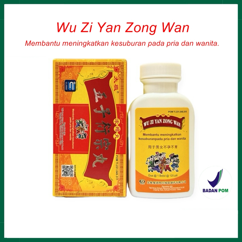 Wu Zi Yan Zong Wan Herbal Promil Cina Meningkatkan Kesuburan Pria dan Wanita