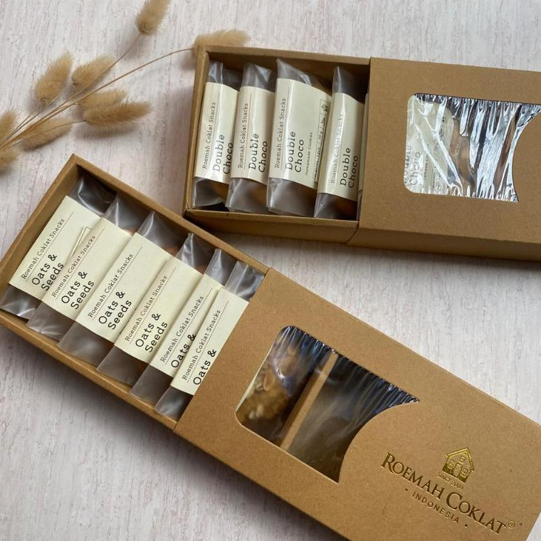 COOKIES BOX ISI 6 | OAT COOKIES, DOUBLE CHOCO, SALTED CARAMEL