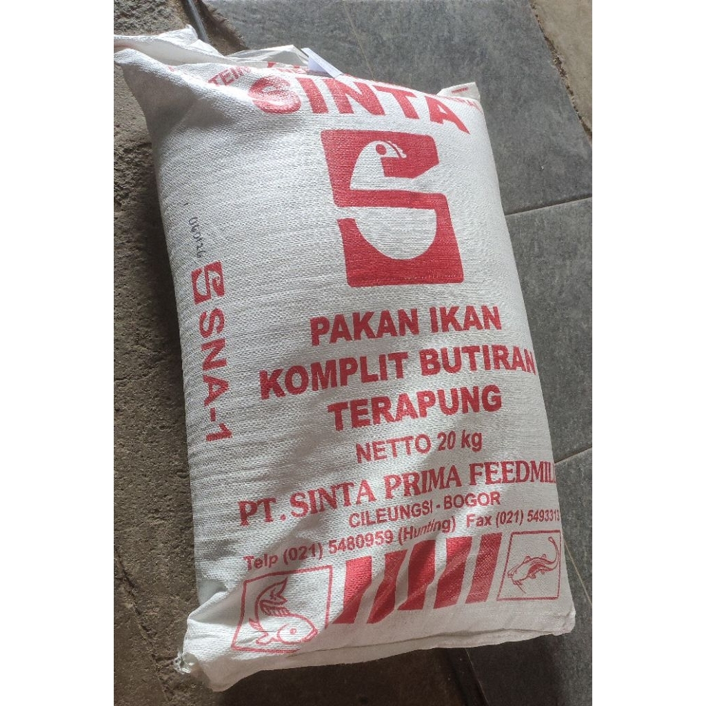 PAKAN IKAN SINTA SNA-1/ pakan terapung kemasan 20kg
