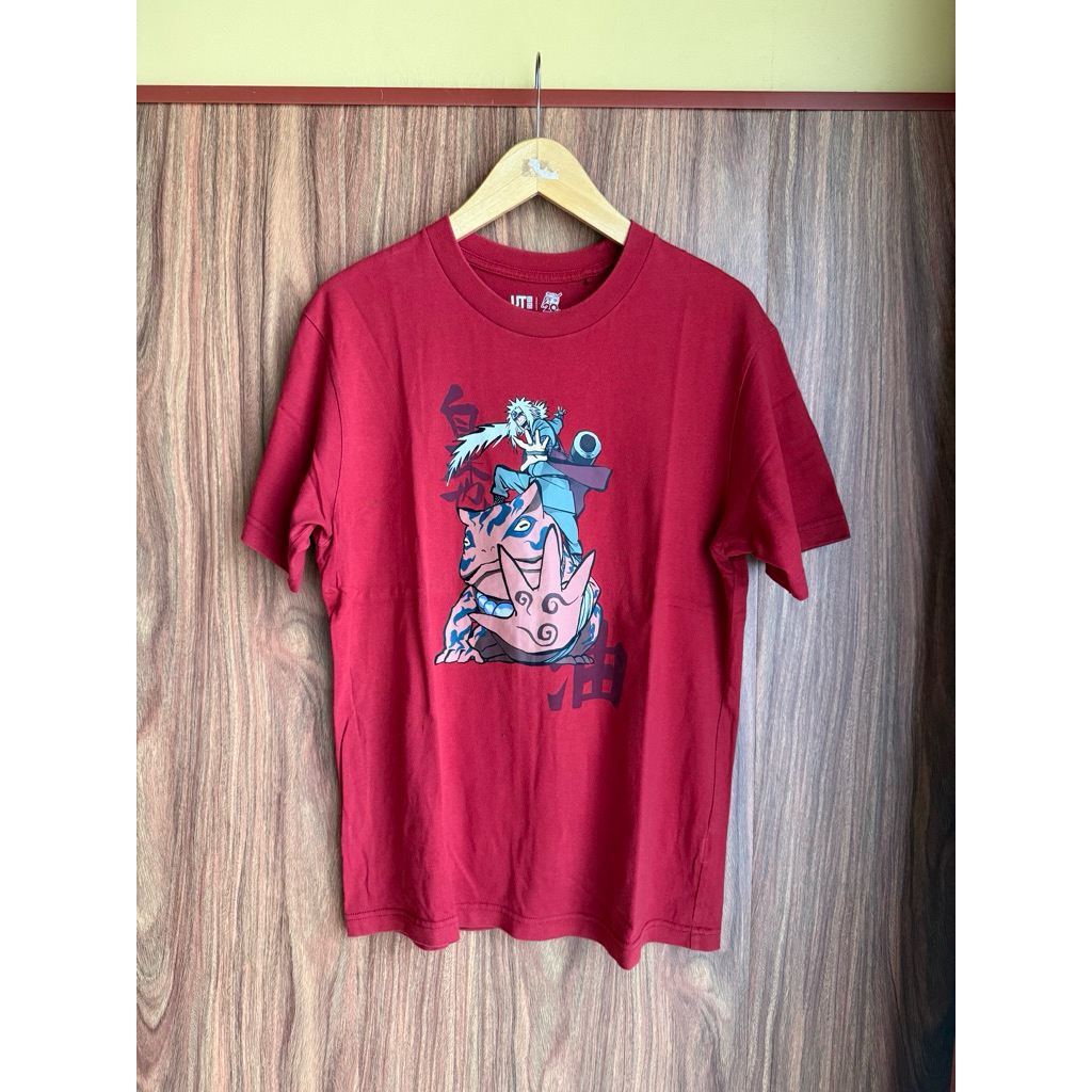 Baju Kaos Uniqlo Collab Anime Naruto Second