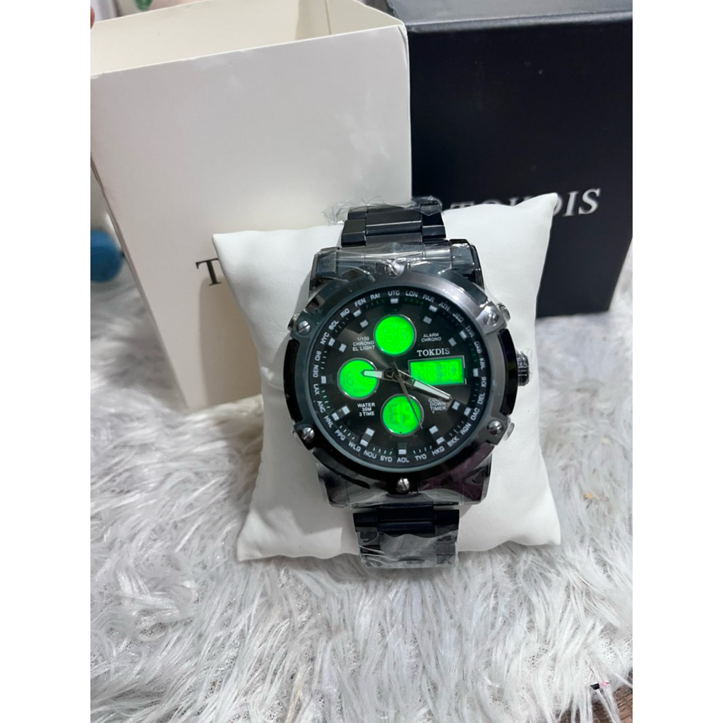 Jam Tangan Analog Digital Murah Tokdis