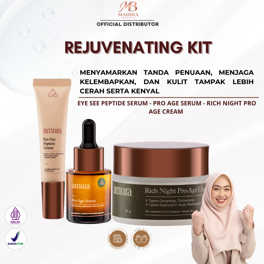[AMURA] Amura Paket Rejuvenating Kit Skincare Dewasa by dr Shindy Putri c2