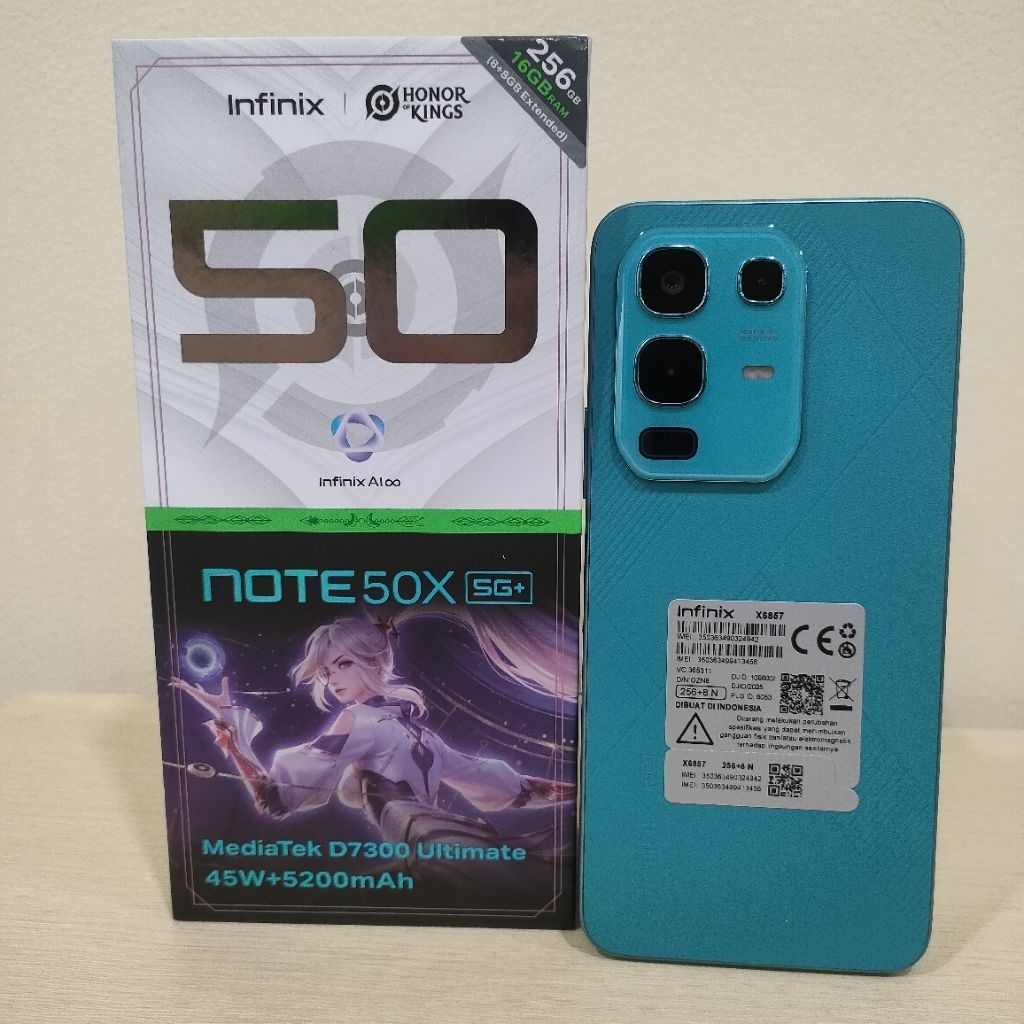 Handphone Infinix Note 50X 5G+ Ram 8 256