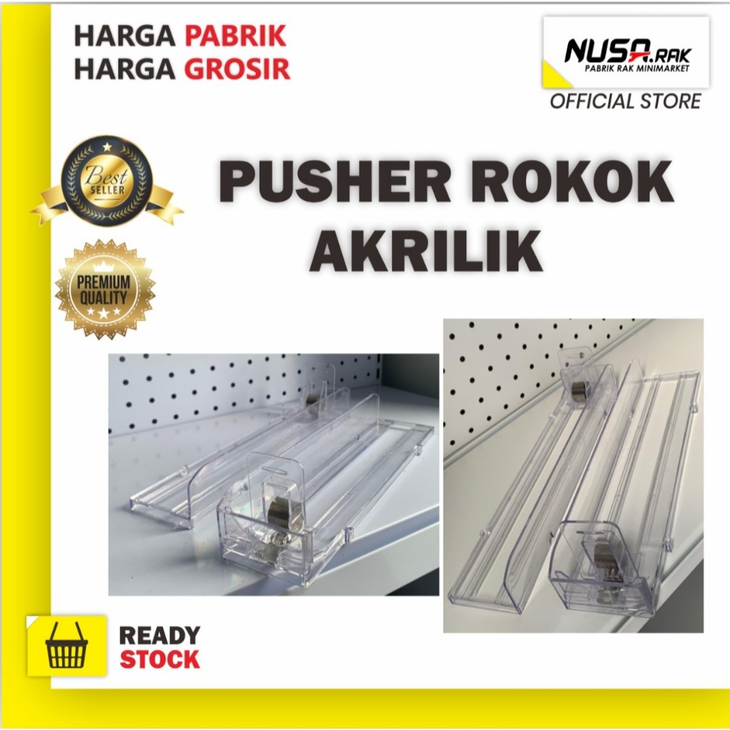 Pusher Rokok Akrilik Baru/Pusher Rokok Termurah/Pusher Rokok Akrilik Murah/Ter Murah SeNusantara
