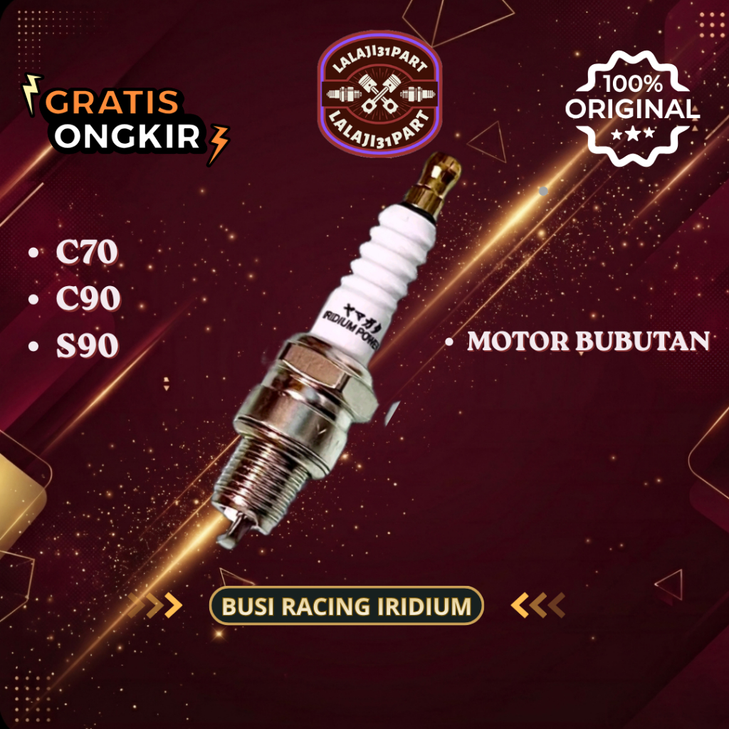 BUSI RACING SUPER IRIDIUM (D6HS) C70,C90,S90,MOTOR BUBUTAN / DOL