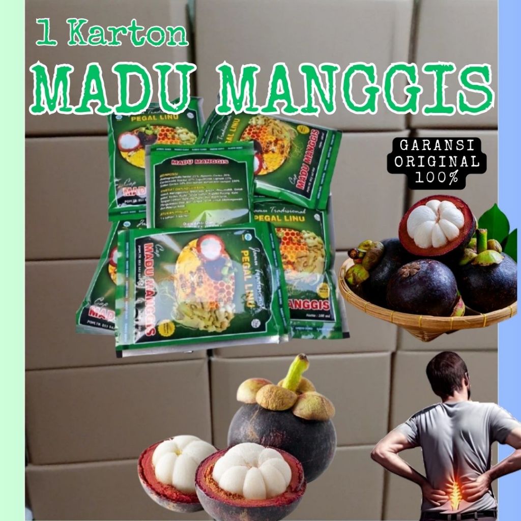 12 SACHET MADU MANGGIS - SIDO MUNCUL
