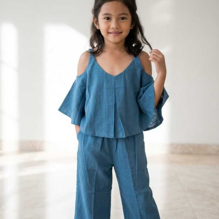 SET KIDS ZOYA / LENGAN VAST / TERBARU / KOREA / FASHION / USIA 3-5 TH