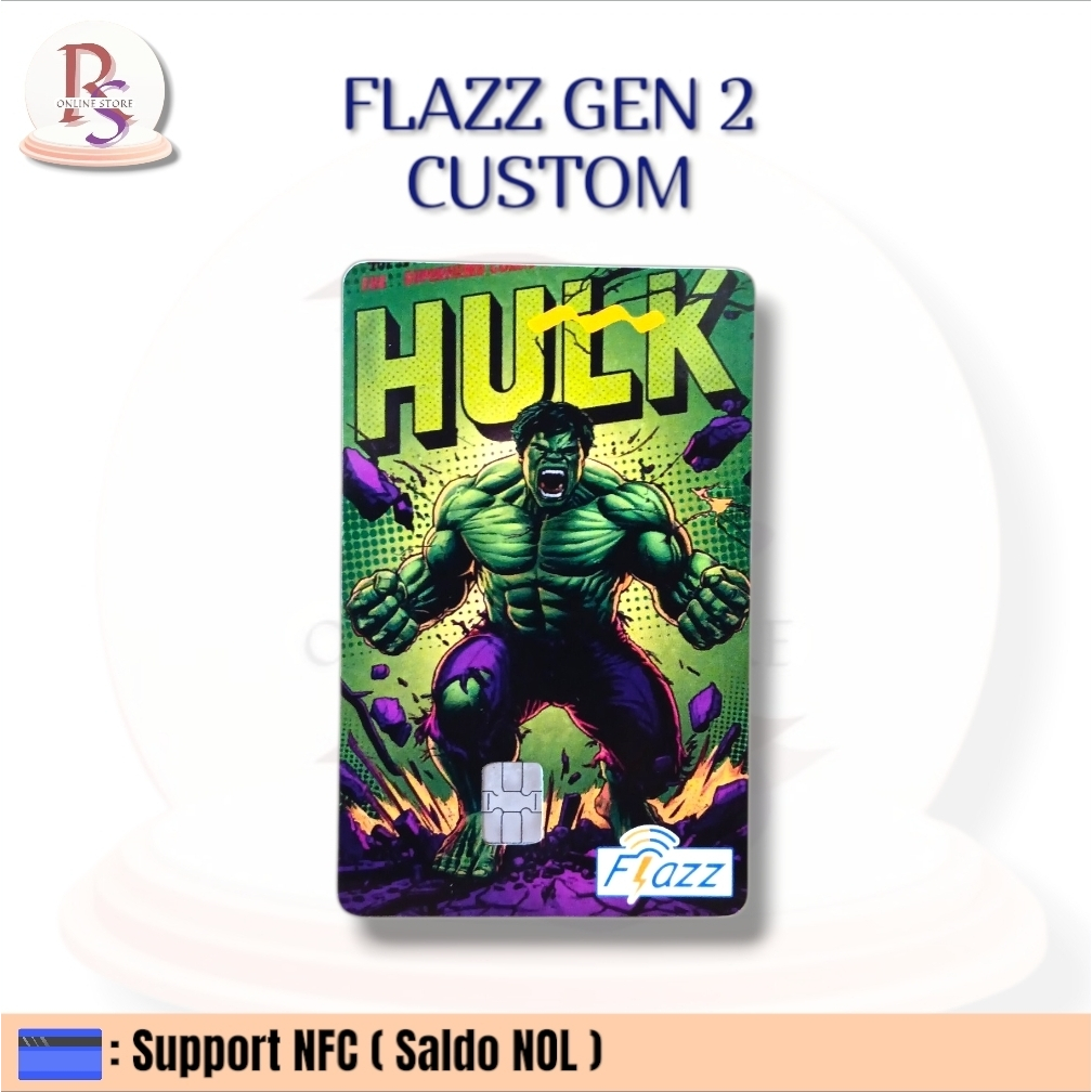 KARTU ETOLL FLAZZ BCA GEN 2 CUSTOM - HULK