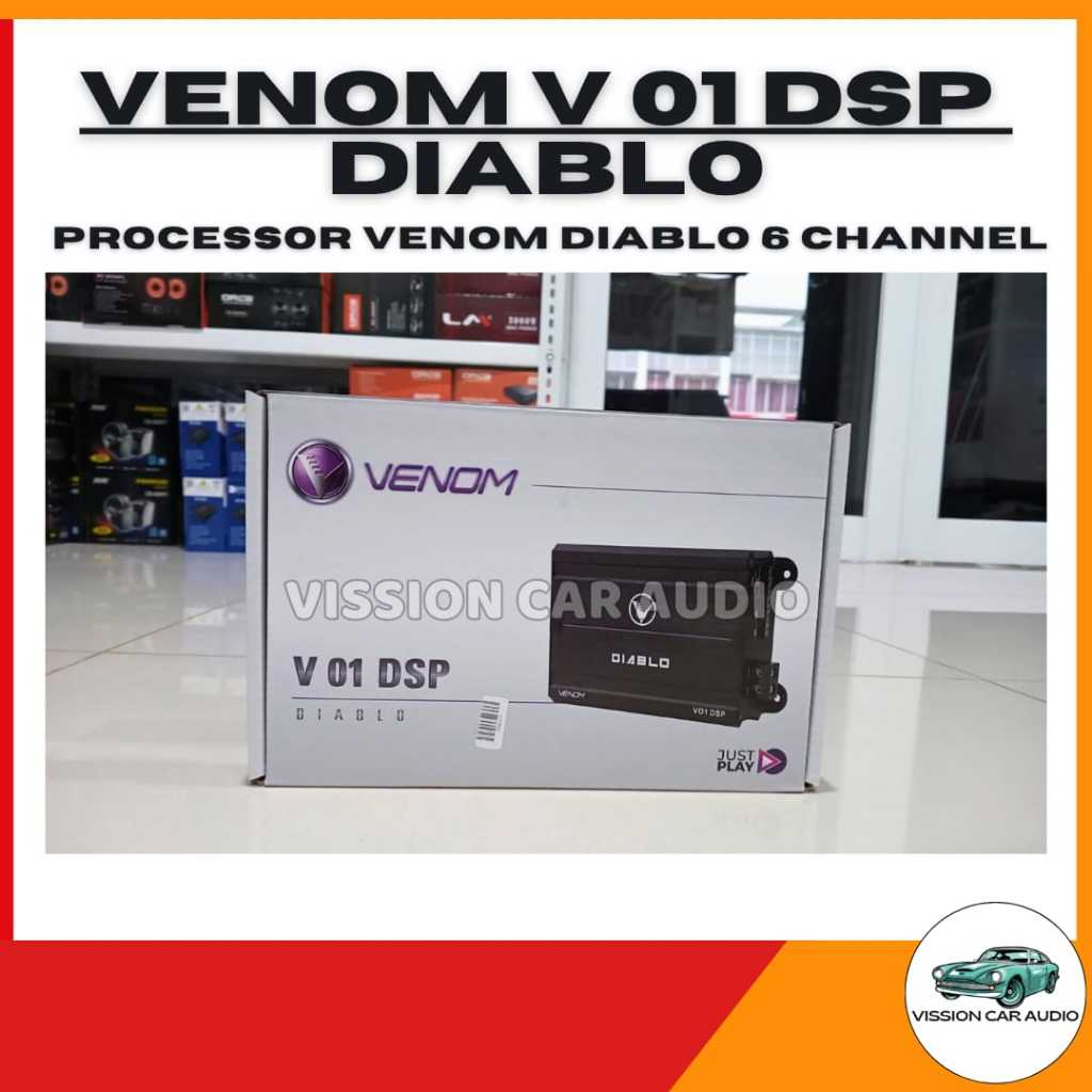 DSP Venom V 01 Dsp 6 Channel Processor Venom Diablo V 01 DSP