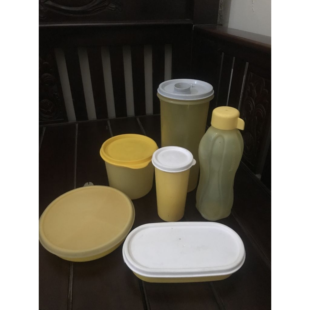 Tupperware Tempat Makan Set Botol Minum Tupperware Original Second Original