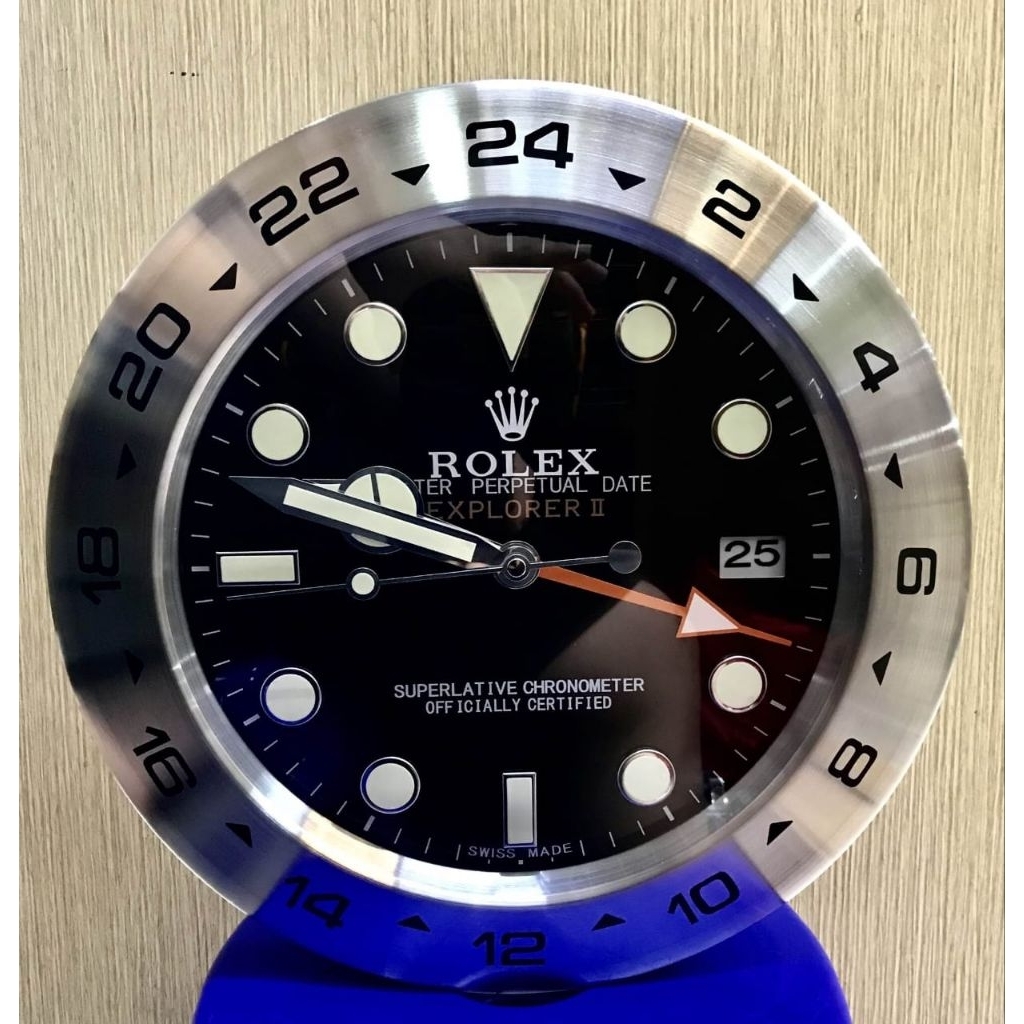 Jam Dinding Rolex Explorer II Sweep Movement