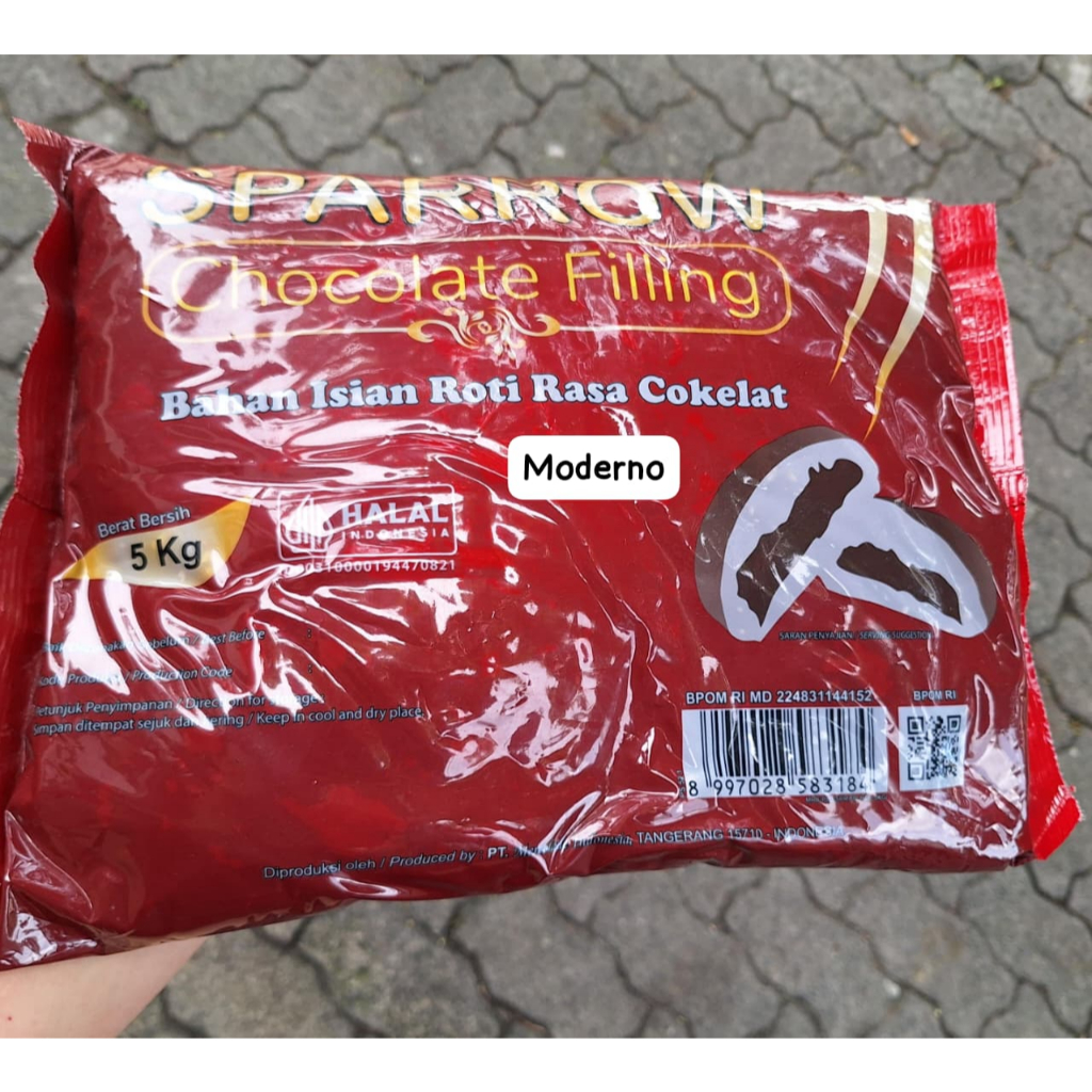 Sparrow Chocolate Filling 5 Kg - Coklat Filling 5 kg