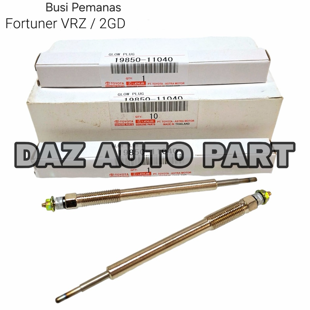 Busi Pemanas - Glow Plug Toyota Fortuner VRZ 2GD 19850-11040 Original 1pc