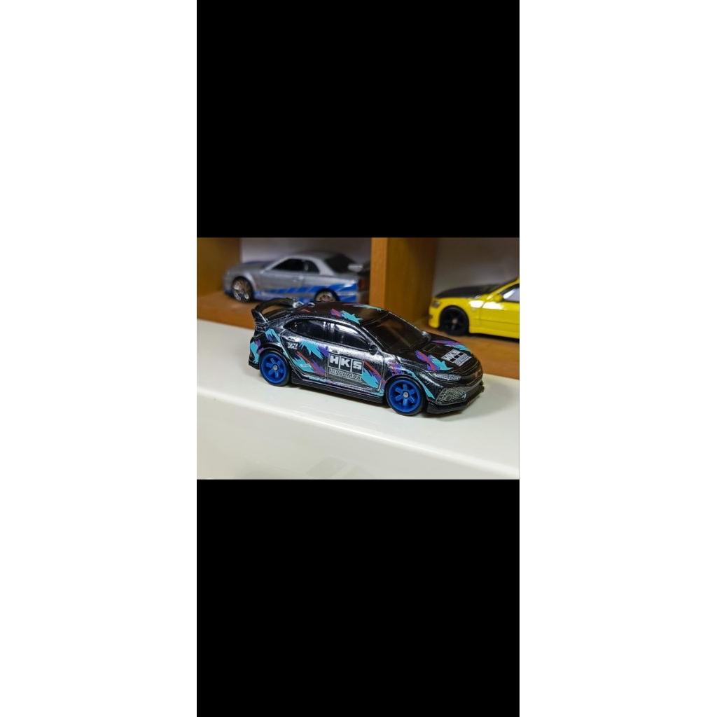 hot wheels super treasure hunt honda civic type r hks