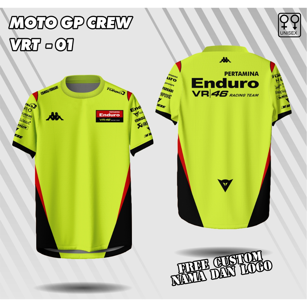 jersey motogp pertamina vr46 team enduro racing baju motogp enduro racing kaos motogp vr46