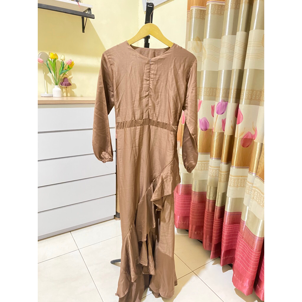 [PRELOVED] dress wanita | dress kondangan wanita ld 110 cm Pj 125cm - preloved skincare, make up & b