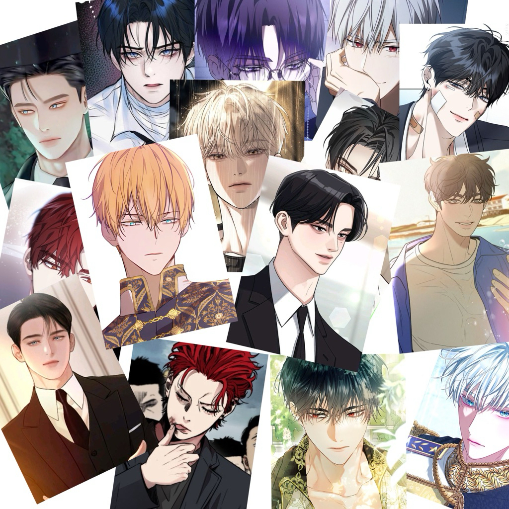 Photocard Manhwa Webtoon Romance isi random Cry or Better Yet, operation true love, serena, omscient