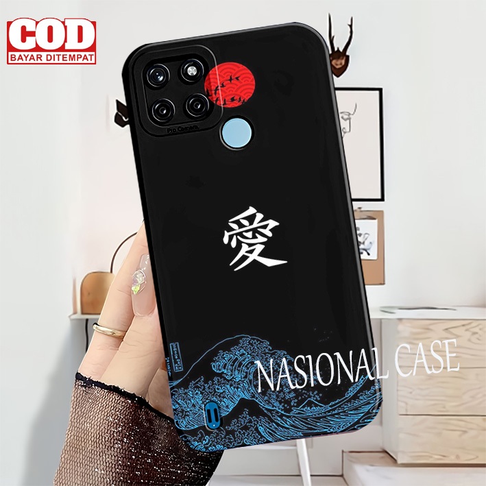 Softcase Tpu Realme C21y C25y C21 C12 C25 C15 / Narzo 20 20a 30a C15 - Silikon Lentur motif tnf terb