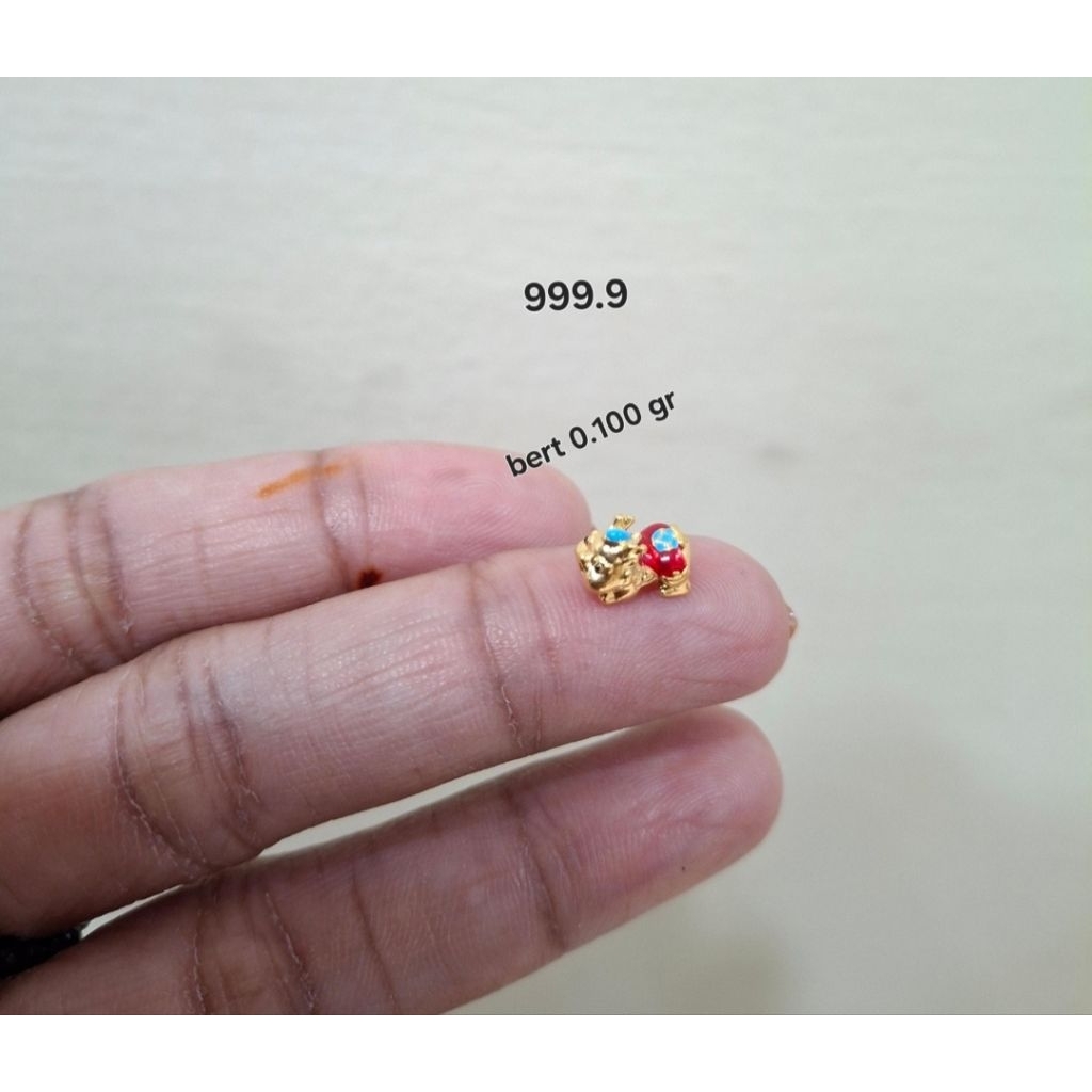 Gelang emas 24k baby qilin mini