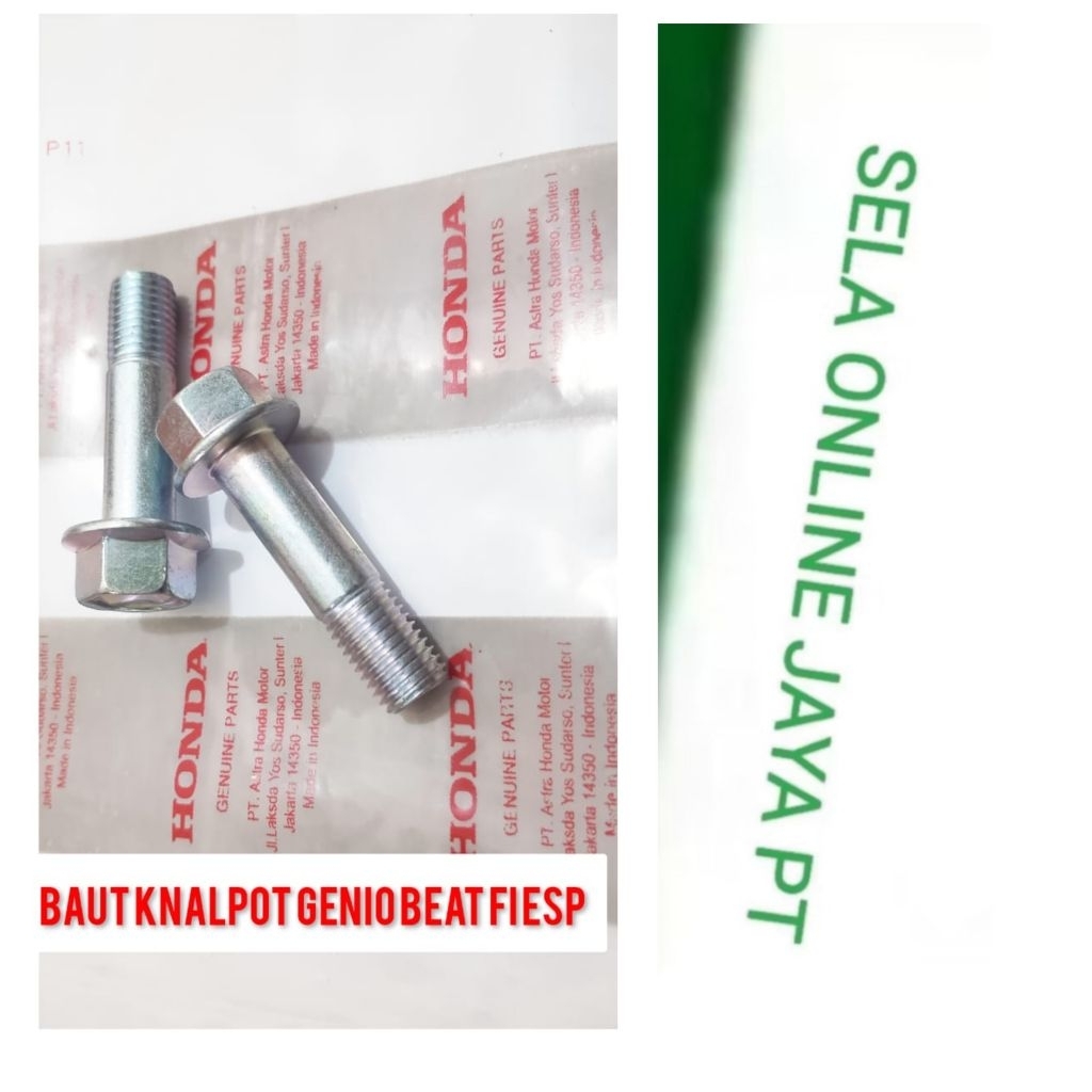 Baut knalpot brat gi beat esp scoopy beat new genio set isi 2