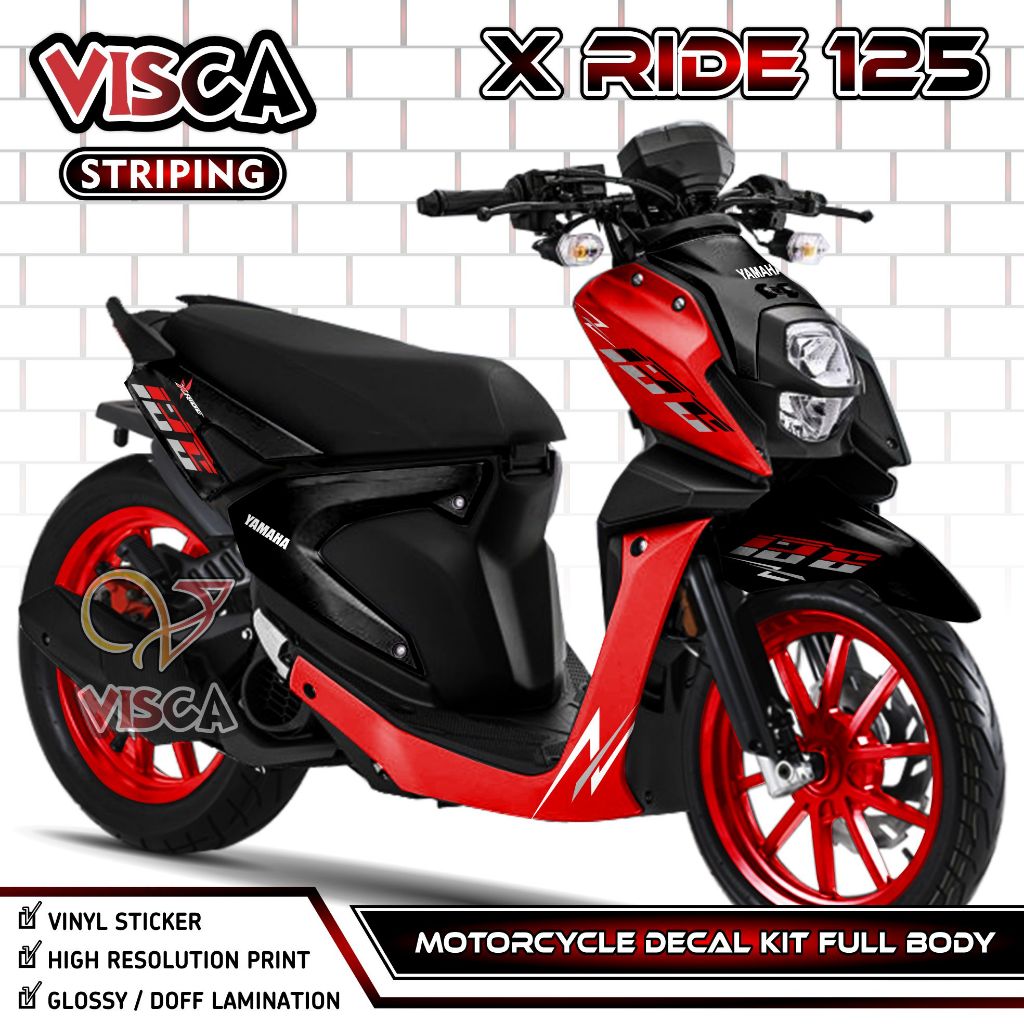(PROMO SPECIAL) Decal X Ride 125 - Stiker X Ride 125 - Dekal X Ride 125 Full Body - Striping X Ride 