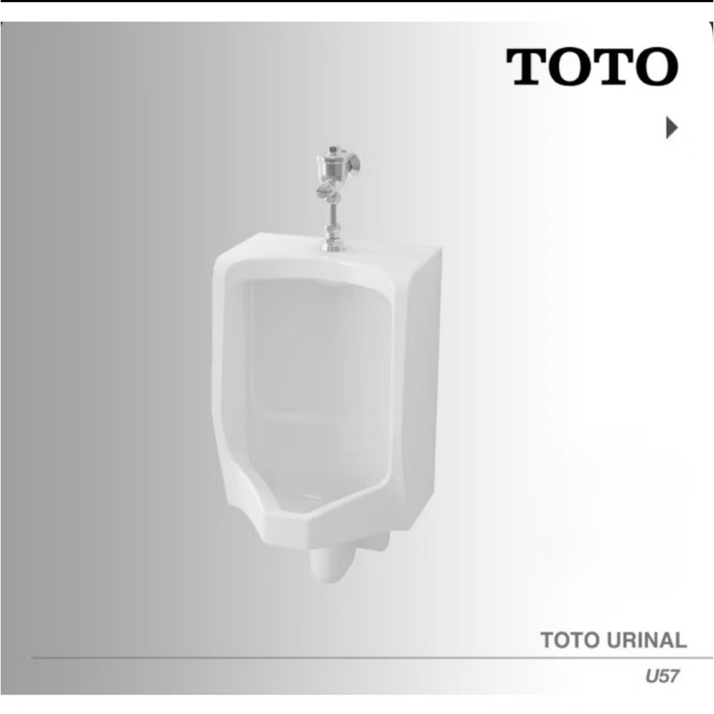 URINOIR TOTO U57 KOMPLIT SET|URINOIR TOTO U57|URINAL TEMPAT KENCING PRIA|URINOIR KAMARMANDI
