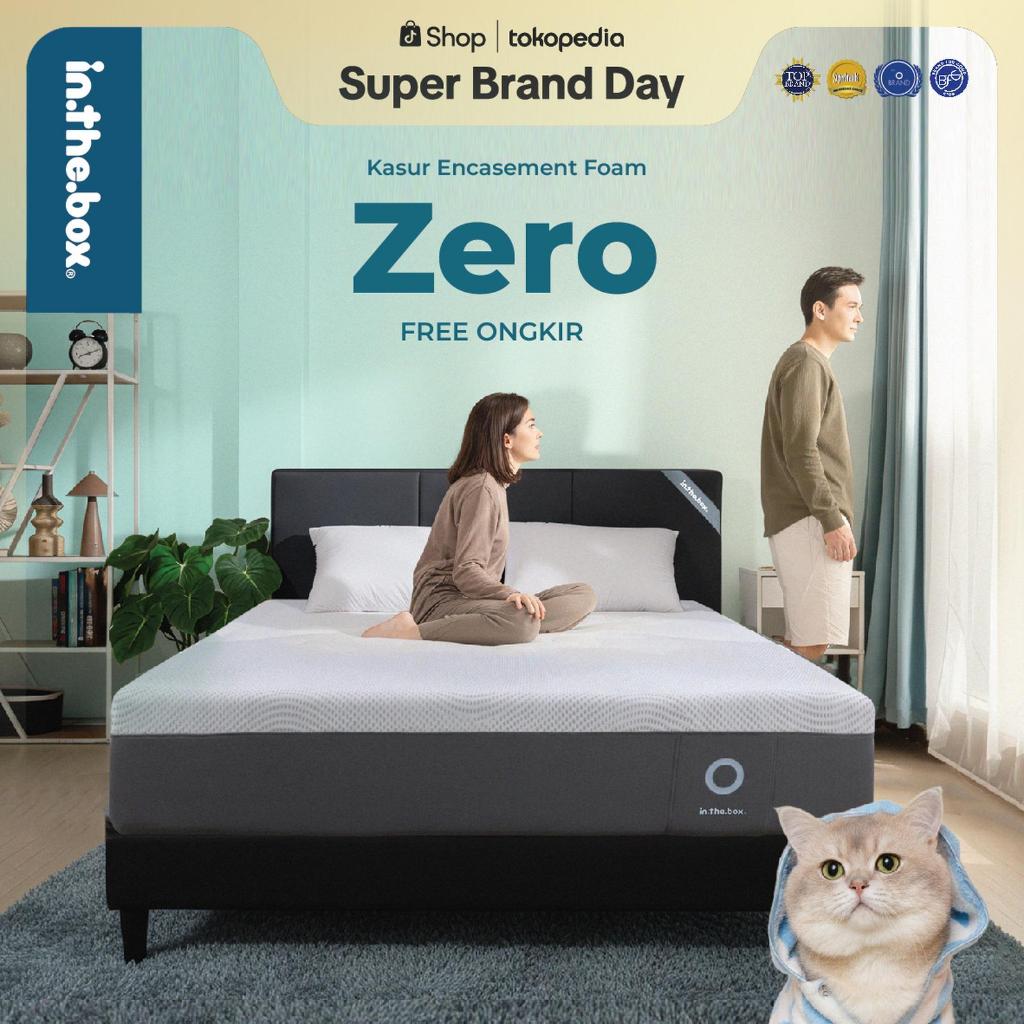In The Box Central / Kasur Raffi Ahmad / In The Box Zero- Bonus 1 Bantal untuk ukuran 90, 100, 120 /