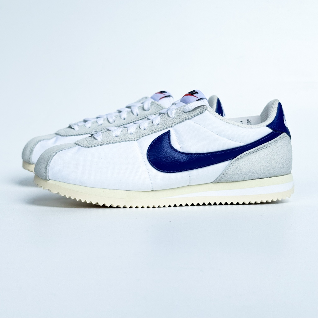 Nike Cortez Textile Original White Putih Nylon Sepatu Casual Sneakers Sneaker Wanita Cewek