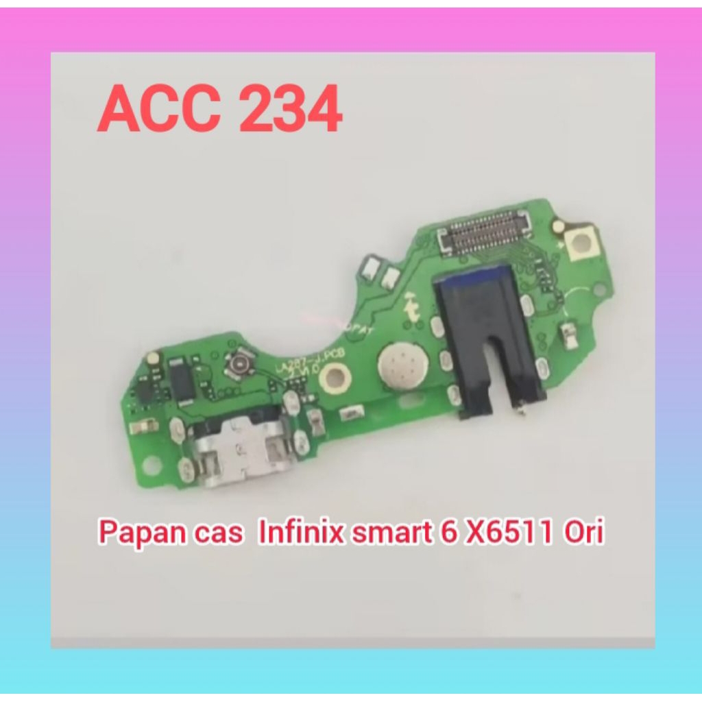 papan cas papan charger conektor pcb inpinix smart 6 X6511
