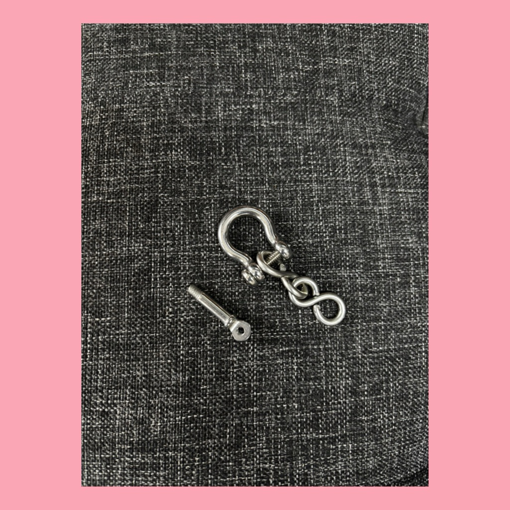 Ring 10mm Omega Kaki Burung Kakatua Gofin Galah Bare Eye Nuri Bayan