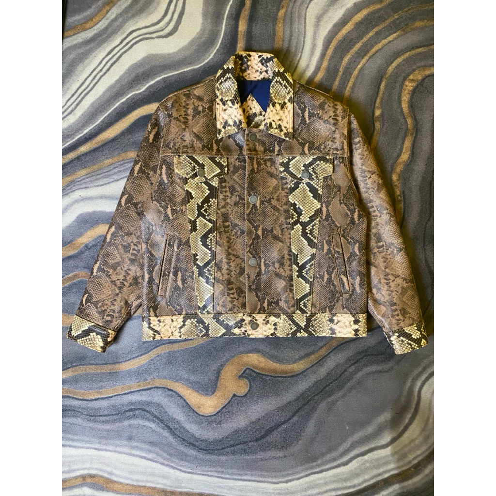 jaket Kulit sancay (Boxy Fit) Second Original