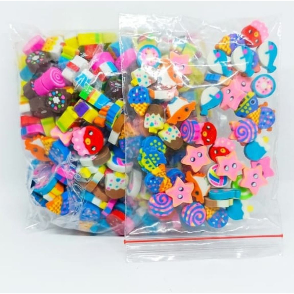 PROMO 50pcs PENGHAPUS UNIK DAN LUCU