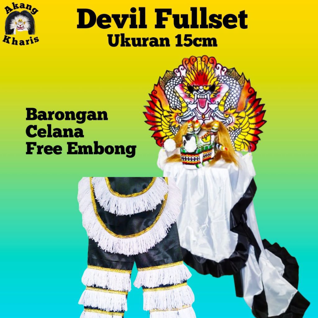 BARONGAN DEVIL CASPER FULLSET