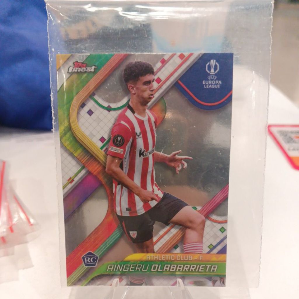kartu bola topps finest ucc athletic Bilbao