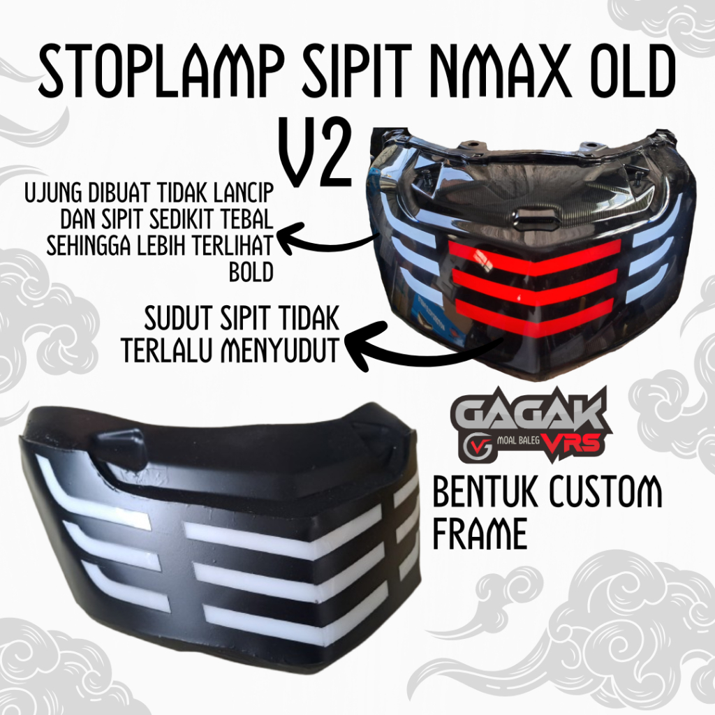 Lampu Belakang Sipit Yamaha Nmax Old 2015-2019