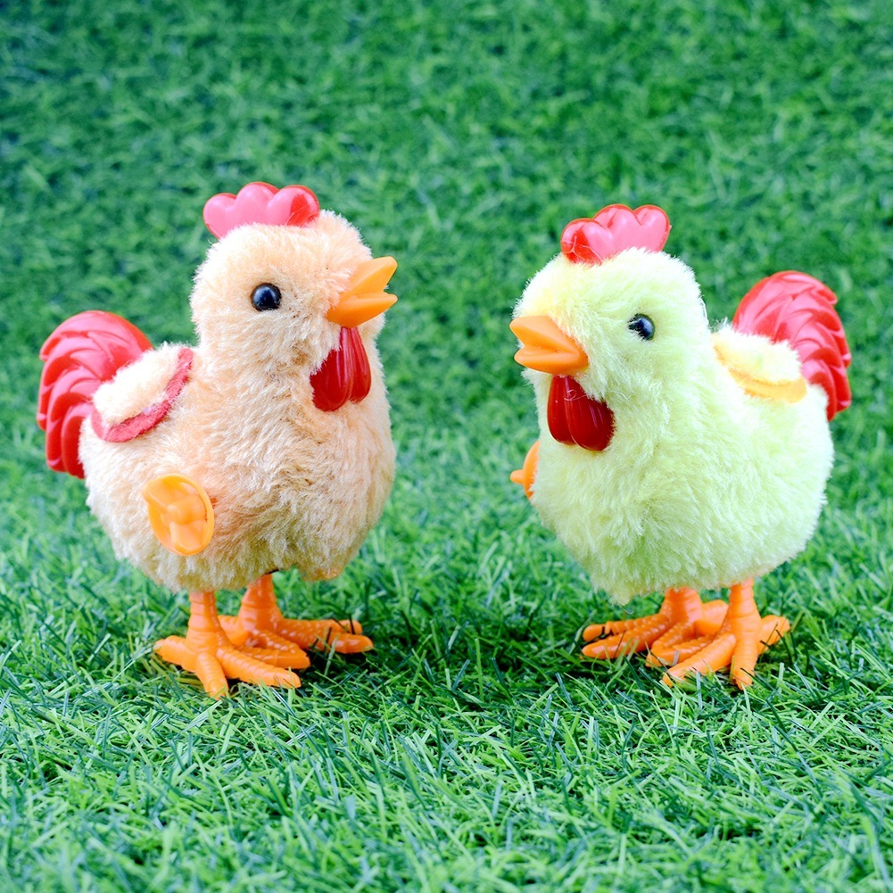 Ed-55 Mainan Anak Ayam Berjalan Berputar Lucu Anak Ayam Chick Putar Boneka Ayam Model Putar (Bisa CO