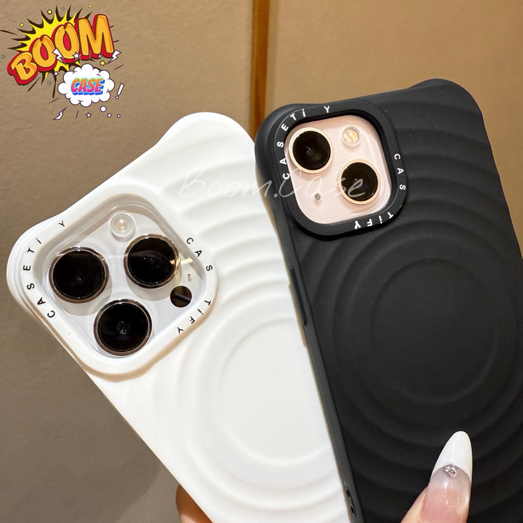 Ripple Liquid Silicone MagSafe Case iPhone 11 12 13 14 15 16 17 PRO MAX 14+ 15+ 16+ PLUS 17 AIR Past