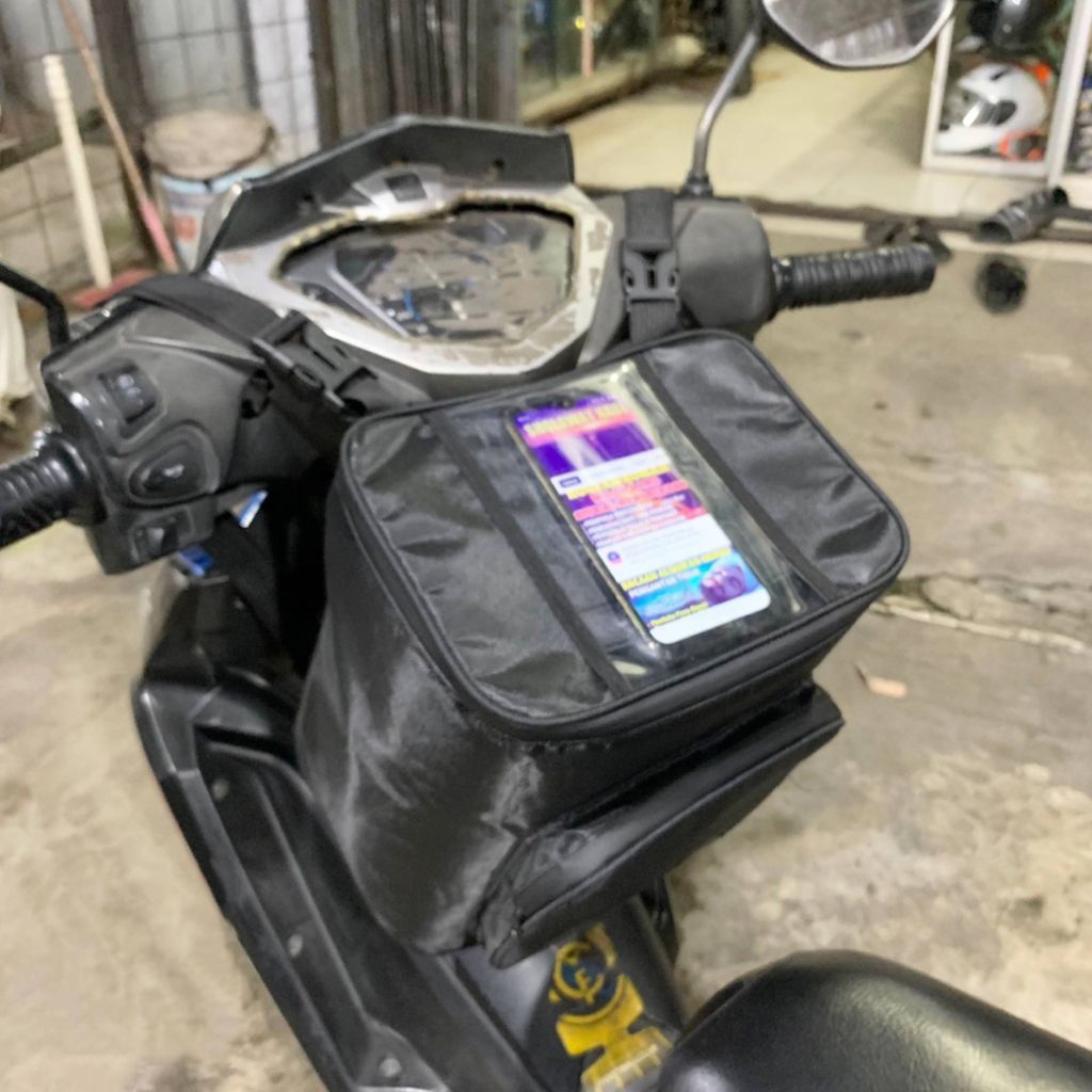 box depan motor bebek dan metik box tambahan waterproof anti air box hp GPS