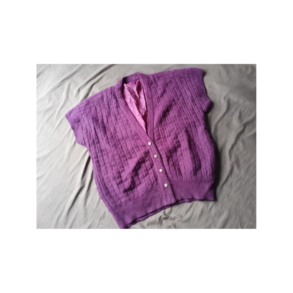 Cardigan Rajut Tanpa Lengan