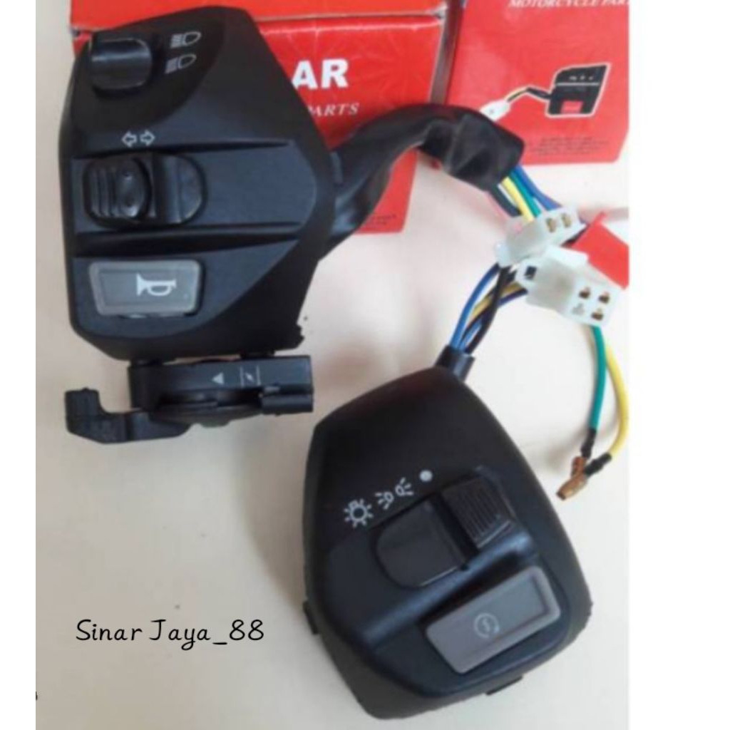 Saklar Lampu/Sean 1 Set Kiri/Kanan Motor Yamaha Jupiter Z New/Jupiter Mx  Kwalitas Terjamin