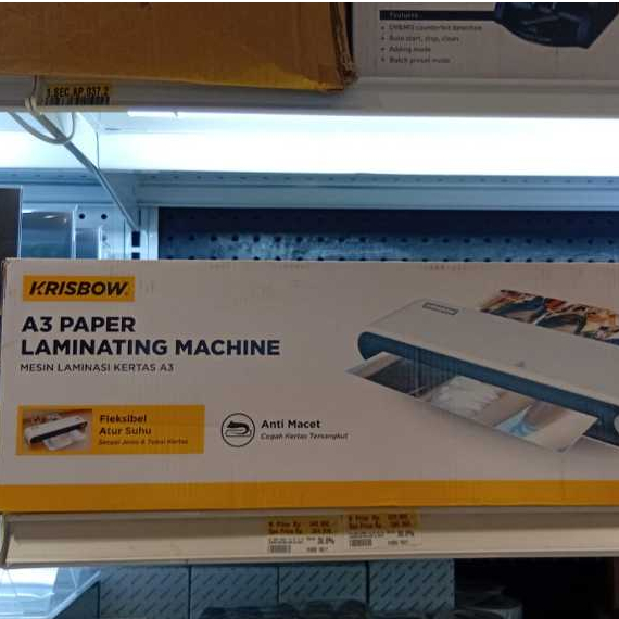 Mesin Laminating / Alat Laminating A3 F9013 - Krisbow
