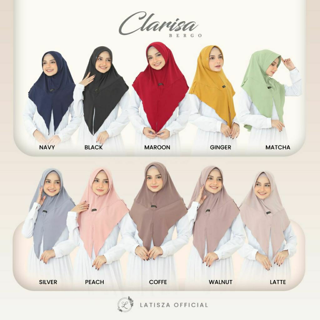 CLARISA BERGO/LATISZA HIJAB/LATISZA BERGO TERBARU