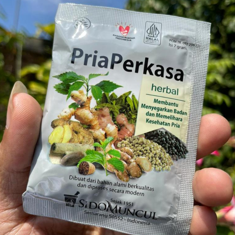 SIDOMUNCUL PRIA PERKASA 1 SACHET SEMANGAT STAMINA PRIA SIDO MUNCUL PRIMA