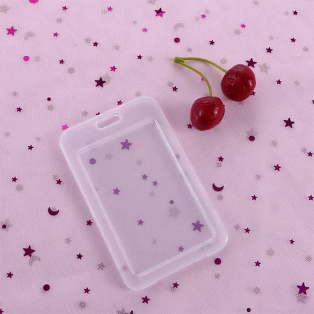 ID Card Holder Transparan Tebal Premium | Tempat Kartu Name Tag PVC Anti Air | Holder Kartu Panitia 
