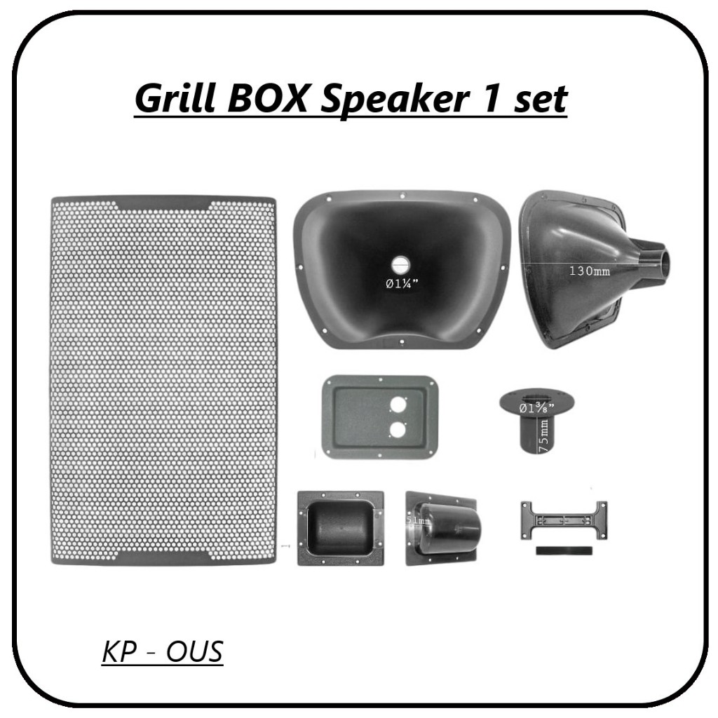 Grill Set Box Speaker 610 - Grill speaker box 10 inch