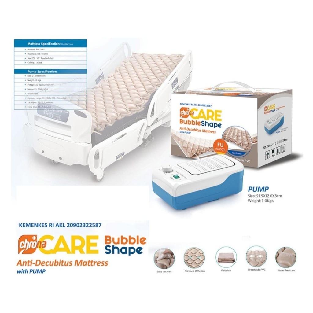 Kasur Decubitus / Kasur Decubitus Original / Kasur Decubitus Anti Luka / Matras Dekubitus
