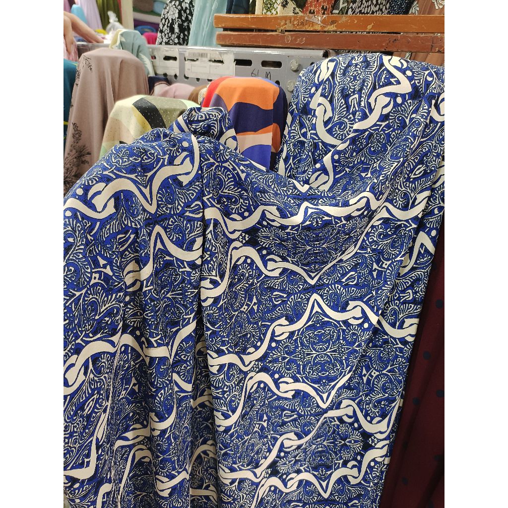 kain zara crepe motif sultan - kain ceruty zara premium - kain zara original - kain ceruti zara mete